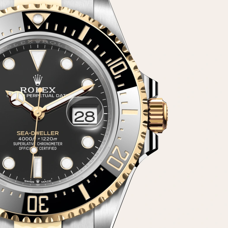 Rolex Sea-Dweller Yellow Gold Rolesor Oystersteel, M126603-0001